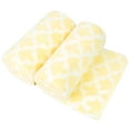 thumbnail image 1 of JML 2 Pack Bath Towels, Super Soft, Absorbent, Microfiber Bath Towel Set, Yellow, 1 of 5