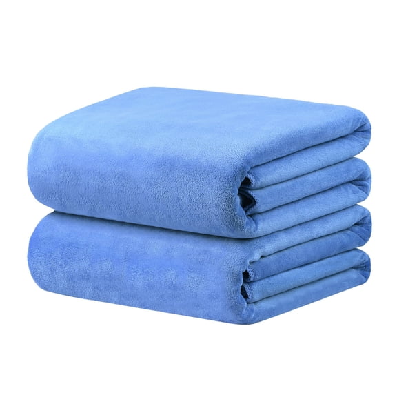 JML 2-Pieces Microfiber Large Bath Towel Set For Bathroom, Quick Dry Ultra Absorbent 40"x80"