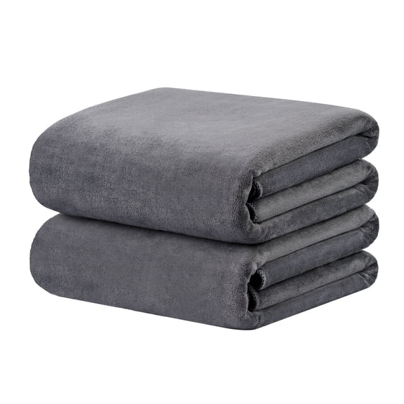 JML 2-Pieces Microfiber Large Bath Towel Set For Bathroom, Quick Dry Ultra Absorbent 40"x80"