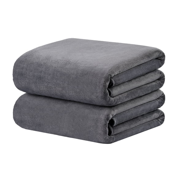 JML 2-Pieces Microfiber Large Bath Towel Set For Bathroom, Quick Dry Ultra Absorbent 40"x80"