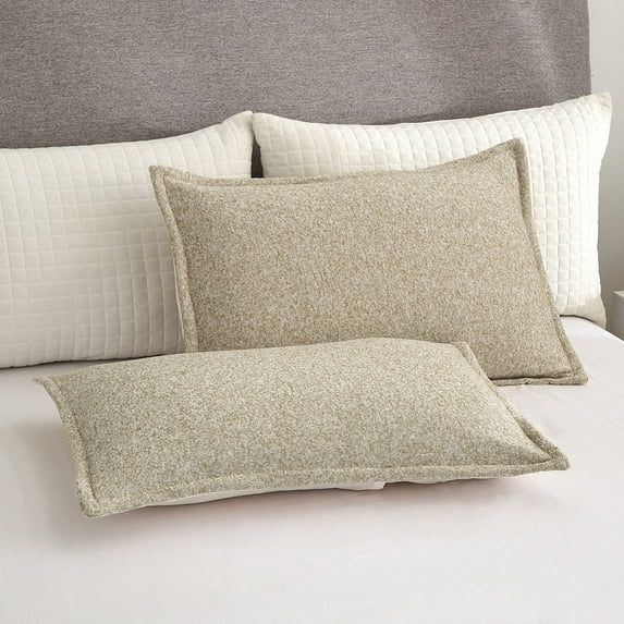 JML 3 Piece Heather Jersey Blanket Knit Blanket Camel Twin