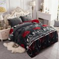 thumbnail image 1 of JML 3 Piece King Sherpa Fleece Bed Blanket Set,Heavy Thick Borrego Blanket 79"x91",6.5lb, 1 of 6