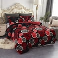 thumbnail image 1 of JML 3 Piece King Sherpa Fleece Bed Blanket Set,Heavy Thick Borrego Blanket 79"x91",6.5lb, 1 of 6