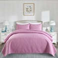 thumbnail image 1 of JML 3 Piece Quilt Set Queen Size,Soft Microfiber Lightweight Coverlet Bedspread,88"x 92", 1 of 5