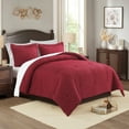 thumbnail image 1 of JML 3 Piece Tufted Comforter Set Queen,1 Comforter,2 Pillow Shams,Diamond Comforter Set, 1 of 5
