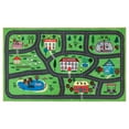 thumbnail image 1 of JML Area Rugs 3'x5', Kids Playmat Rugs, Educational Learning Area Rugs for Playing, Children Carpet for Kids Bedroom Playroom Classroom,City Life Educational Road Traffic, 1 of 5