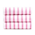 thumbnail image 1 of JML Bath Towel Cabana Stripe Beach Towels 3 Piece,Soft Microfiber Towel(Pink,27" x 55"), 1 of 5