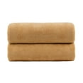 thumbnail image 1 of JML Bath Towels 2 Pack,30" x 60",Microfiber Absorbent Fast Drying Super Soft Beach Towels, Dark Yellow, 1 of 5