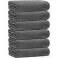 thumbnail image 1 of JML Bath Towels, Large Microfiber Bath Towels Set 6 Pack (30" x 60"), Lightweight & Soft Absorbent Bathroom Towels for Gym Yoga, Grey, 1 of 6