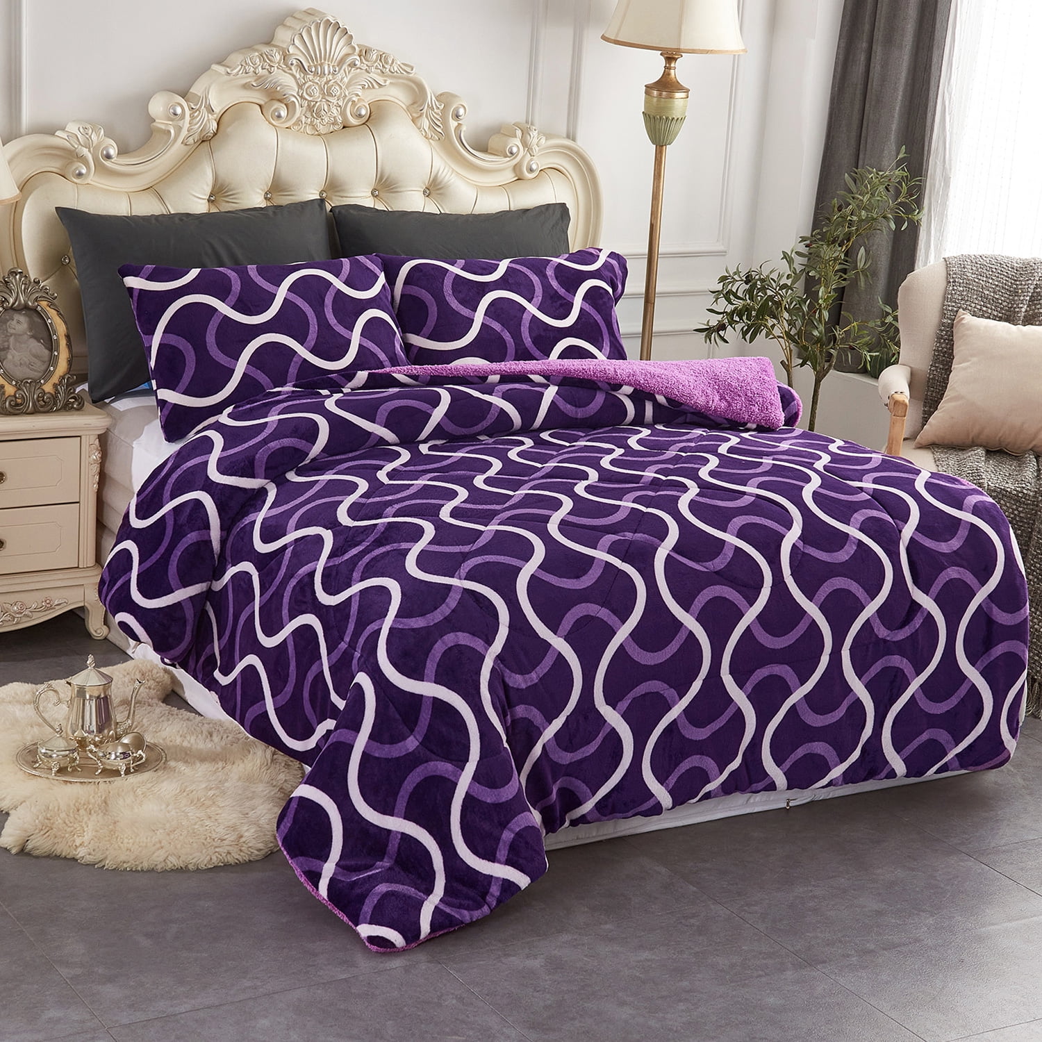 California king sherpa blanket new arrivals