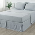 thumbnail image 1 of JML Cationic 8 Piece Comforter Set Ultra Soft Greyish-Blue California King 8 Piece, 1 of 5