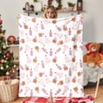 thumbnail image 1 of JML Christmas Soft Twin Blanket, 60"x80", Lightweight Plush Holiday Blanket for Home Decor, Christmas Gifts for Adults and Couples, 1 of 5