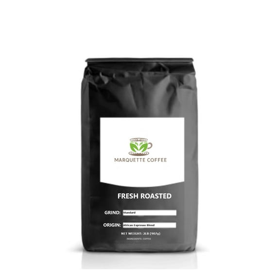 JML Coffee - African Espresso Blend Coffee (Medium-Dark Roast)