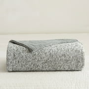 JML Cooling Blanket, Soft & Breathable Micro Knit Reversible Throw Blanket, Gray