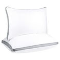 thumbnail image 1 of JML Cotton Queen Size Bed Pillow Set Of 2, Hypoallergenic Down Alternative Pillow, 1 of 5