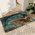 thumbnail image 1 of JML Doormat, Microfiber & Non-Slip Rug Mats for Porch Entry Way - Outdoor Indoor Front Door Mat, (16"x24") - Mermaid, 1 of 7