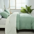 thumbnail image 1 of JML Duvet Cover Set 3-Piece Washed Microfiber Duvet Cover & 2 Pillowcases, Queen, 1 of 6