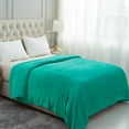 thumbnail image 1 of JML Fleece Bed Blankets King Teal - Soft Lightweight Plush Cozy Blanket Microfiber, 79"X89", 1 of 6