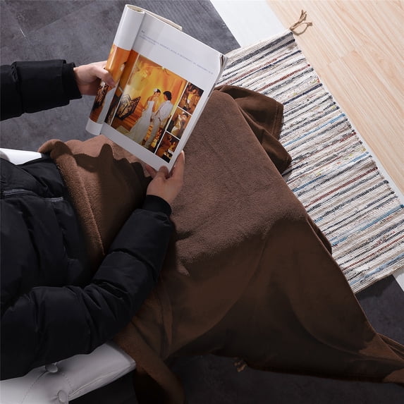 JML Fleece Throw Blanket 50"X60", Luxury Soft Flannel Blanket Suit for Home Bed, Sofa & Dorm
