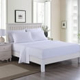 thumbnail image 1 of JML Full Bed Sheet Set 6 Piece White,Soft Microfiber Fade & Stain Resistant Sheet Set, 1 of 6