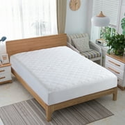 JML Full Size Quilted Mattress Pad Cover Mattress Protector with Fitted Deep Pocket 16