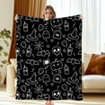 thumbnail image 1 of Halloween Throw Blanket 30" x 40" - Soft Flannel Blanket, Cozy Plush for Couch, Sofa & Bed, Fall Winter Decor, for Kids & Adults, 1 of 5