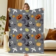 thumbnail image 1 of Halloween Throw Blanket 50" x 60" - Soft Flannel Blanket, Cozy Plush for Couch, Sofa & Bed, Fall Winter Decor, for Kids & Adults, 1 of 7