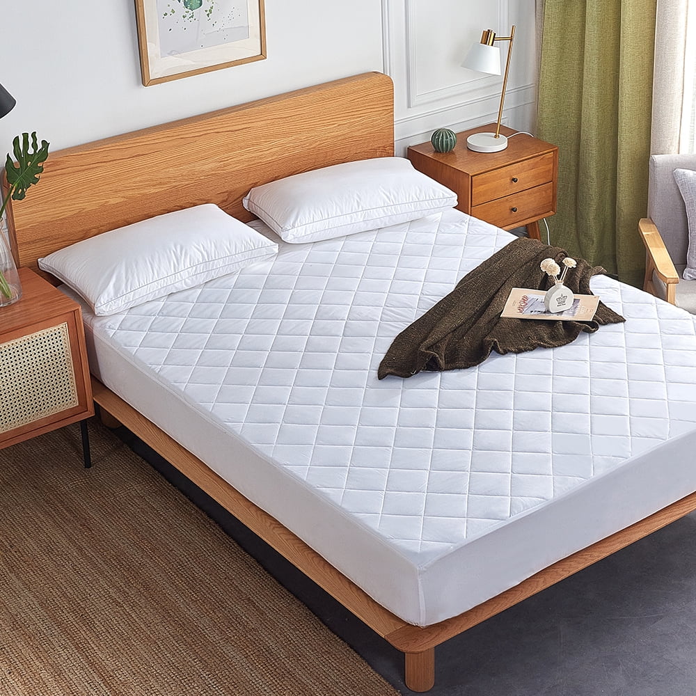 JML King Mattress Pad , 16" Deep Pocket Mattress Cover, Soft Quilted Mattress Protector