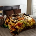JML King Size Soft Warm Fleece Bed Blanket Reversible Thick Mink