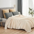 thumbnail image 1 of JML Lightweight & Cozy Soft Fleece Bed Blanket With Satin Binding Edges,Queen 90"x90", 1 of 6