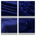 thumbnail image 1 of JML Luxury All Season Flannel Fleece Blanket Navy King(79"x91"), 1 of 5