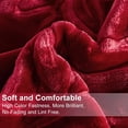 thumbnail image 1 of JML Luxury Embossed Floral Fleece Blanket Burgundy Fleece Weighted, 1 of 4