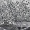 thumbnail image 1 of JML Luxury Embossed Floral Fleece Blanket Grey Fleece Weighted, 1 of 4
