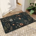 thumbnail image 1 of JML Non-Slip Microfiber & Rubber Doormat - Soft Entryway Rug for Home/Office (24"x36") - Easy Clean Door Mat for Indoor/Outdoor Use, Dense Floral Design, 1 of 5