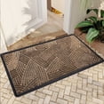 thumbnail image 1 of JML Non-Slip Microfiber & Rubber Doormat - Soft Entryway Rug for Home/Office (24"x36") - Easy Clean Door Mat for Indoor/Outdoor Use, Line Texture Design, 1 of 5