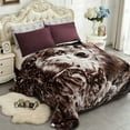 thumbnail image 1 of JML Queen Fleece Bed Blanket,2 Ply Reversible 520GSM Soft Warm Blanket for Winter,77"x87", 1 of 5