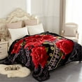 thumbnail image 1 of JML Queen SiZe Fleece Blanket 9 lb,2 Ply Soft Thick Winter Warm Plush Mink Blanket,79"x91", 1 of 6