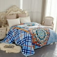 thumbnail image 1 of JML Queen SiZe Fleece Blanket 9 lb,2 Ply Soft Thick Winter Warm Plush Mink Blanket,79"x91", 1 of 6