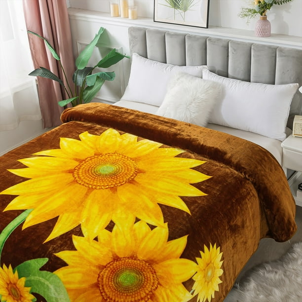 JML Queen Size Fleece Blanket, 1 Ply Lightweight Korean Mink Bed