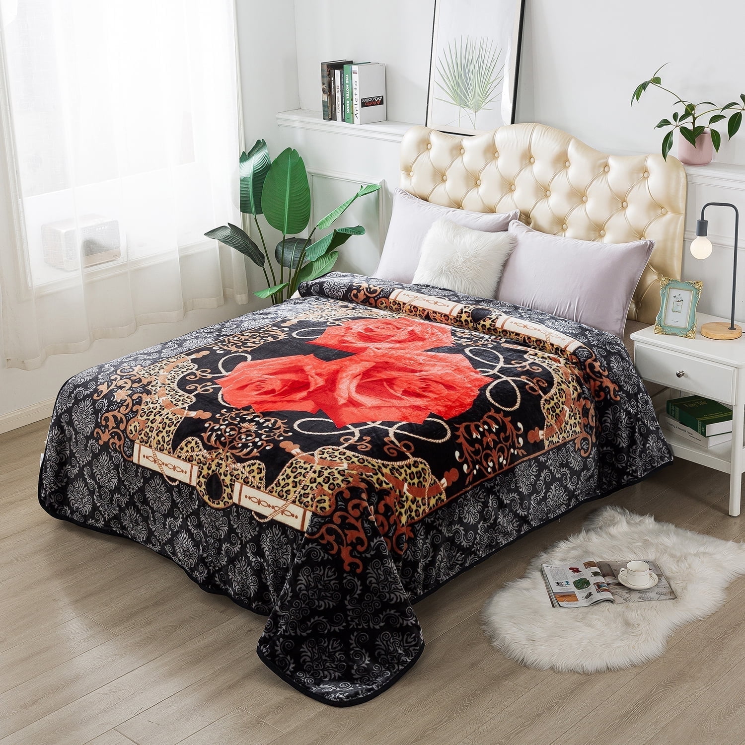 小物 HUMAN MADE HEART FLEECE BLANKET BLACK Human Made Men's Heart Fleece Jacket in Black Human Made