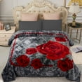thumbnail image 1 of JML Queen Size Soft Warm Fleece Bed Blanket Reversible Thick Mink Blanket 75 x 87 inches,5lbs, 1 of 6