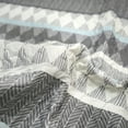 thumbnail image 1 of JML Quilt Set, Full, Grey Stripe, 3 Piece, 1 of 6