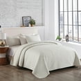 thumbnail image 1 of JML Quilt Set King Size 3 Piece,Soft Microfiber Embossed Bedspread Coverlet Set With 2 Shams, 1 of 5