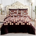 thumbnail image 1 of JML Sherpa Fleece Blanket 3-Piece,Reversible Winter Warm Bed Blanket,Cal King,87"x95", 1 of 6