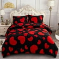 thumbnail image 1 of JML Sherpa Fleece Blanket 3-Piece,Reversible Winter Warm Bed Blanket,Queen,75"x83", 1 of 7