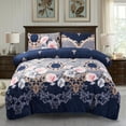 thumbnail image 1 of JML Soft 3 Piece Sherpa Blanket,Thick Warm Plush Borrego Bed Blanket,Queen 75"x 83", 1 of 6