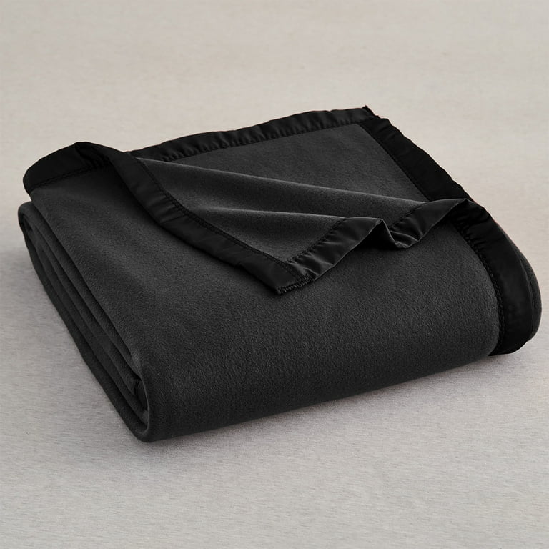 Satin fleece blanket new arrivals