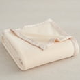 thumbnail image 1 of JML Soft Fleece Bed Blanket with Satin Trim, Twin 60"x80", Ivory, 1 of 5