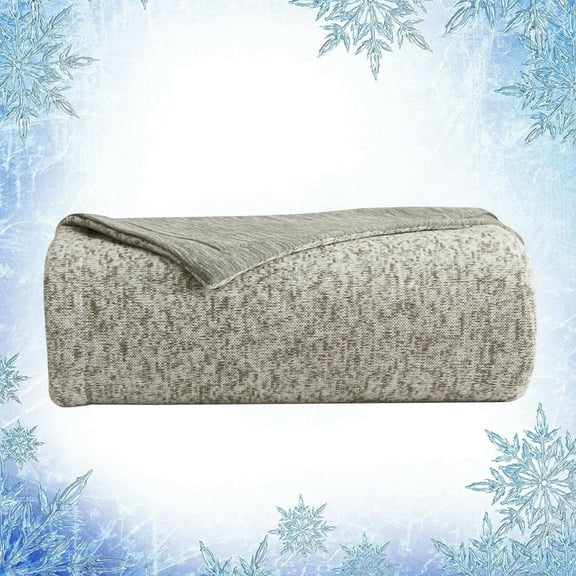 JML Soft Lightweight Microfiber Reversible Cooling Blanket,Throw(50"x60"),Grey