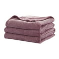thumbnail image 1 of JML Soft Luxurious Lightweight Plush Blanket For Bed,Super Breathable and Wram,Queen 90"x90" Solid Burgundy, 1 of 5